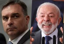 Lula insinua que Flávio Bolsonaro merece ser enforcado: “Dar uma porrada”