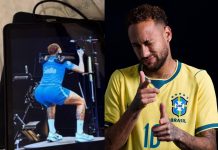 Influenciadora termina casamento após pegar marido no banheiro com foto do Neymar