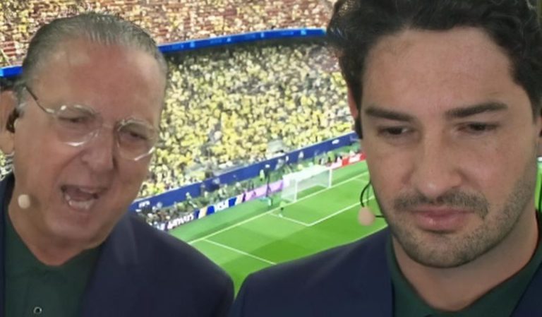 Público aponta climão entre Galvão Bueno e Alexandre Pato