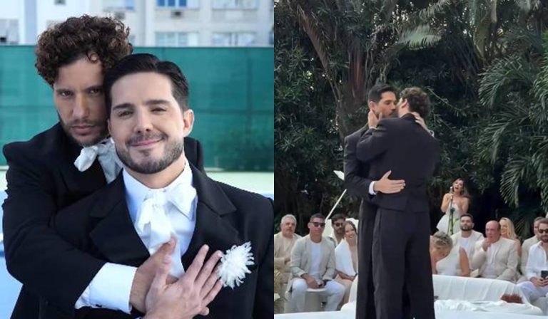 Veja imagens do casamento de Igor Cosso e Heron Leal