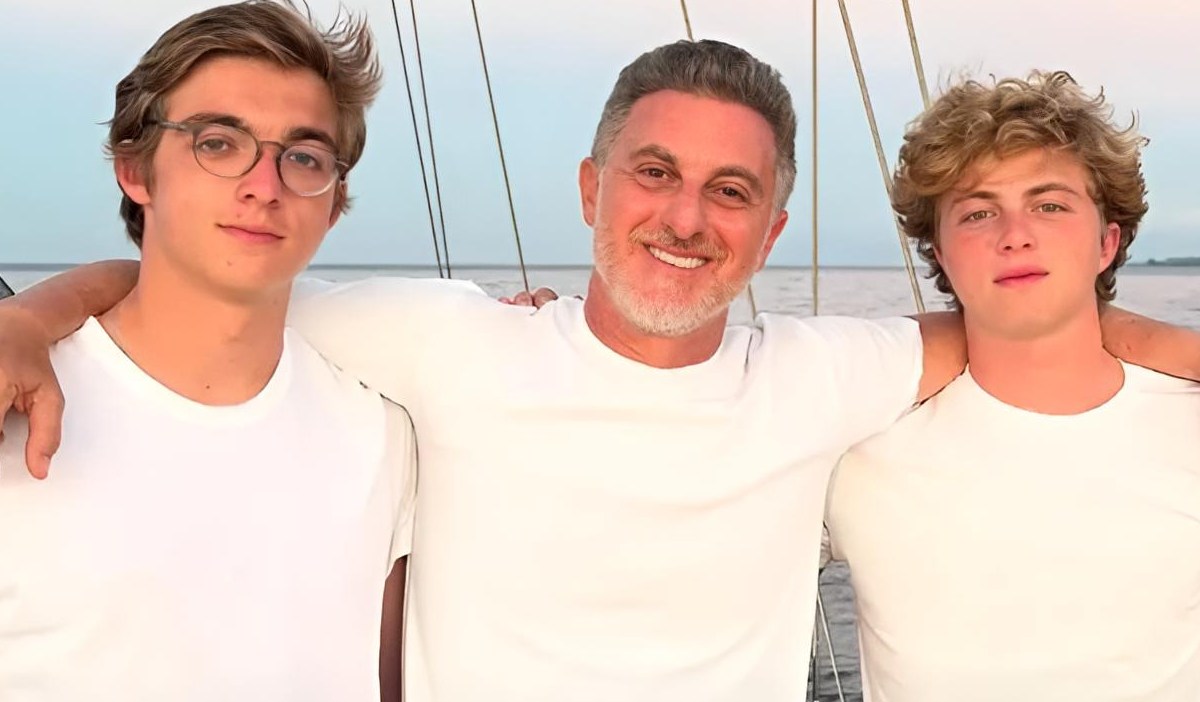 Joaquim, Luciano e Benício Huck Joaquim, Luciano e Benício Huck