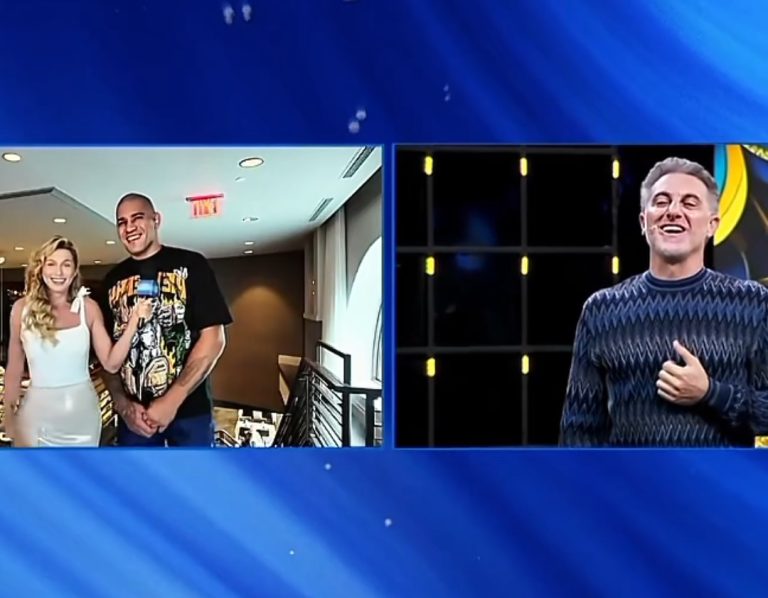 Luciano Huck expõe novo namorado de Lívia Andrade ao vivo na Globo