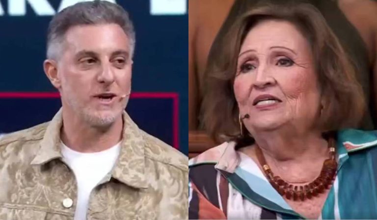 Dona Déa Lúcia deixa Luciano Huck desconsertado no Domingão