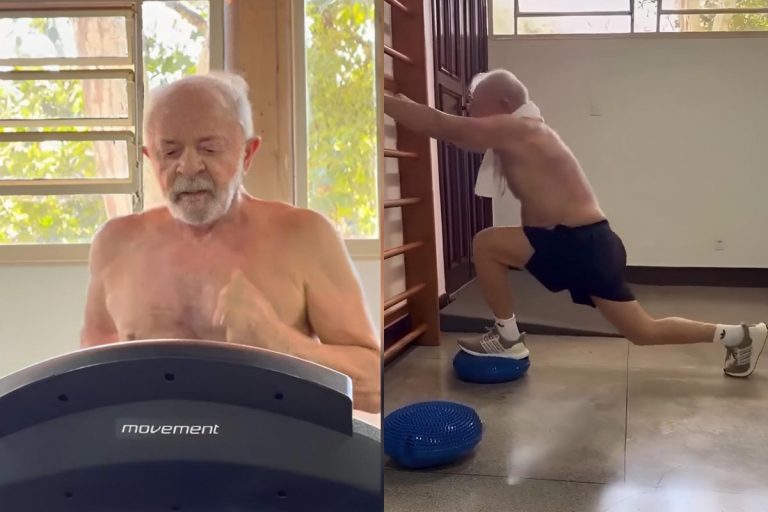 Projeto maromba! Janja posta rotina de treinos de Lula