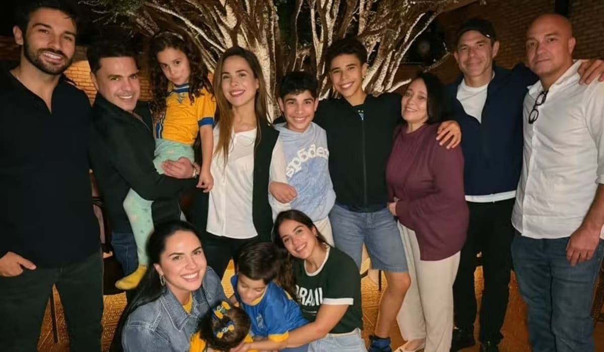 Marcus Buaiz com a família Camargo (Fonte: Instagram)