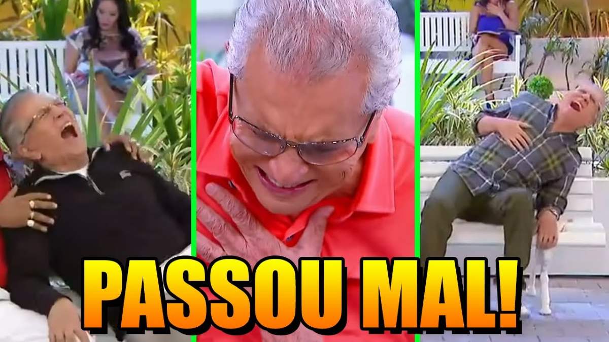 Carlos Alberto passa mal de rir em A Praça é Nossa (SBT)