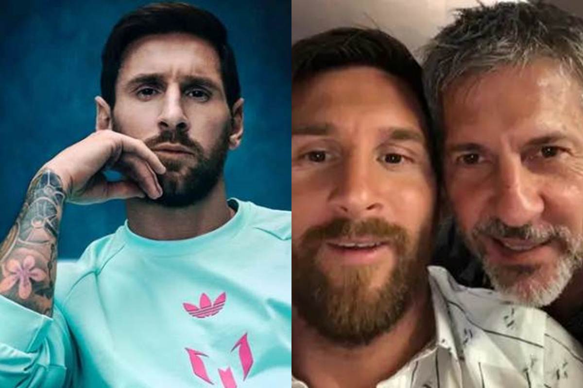 Messi e o pai - Insagram