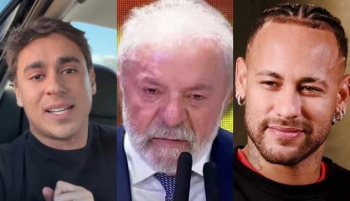 Nikolas Ferreira, Lula e Neymar