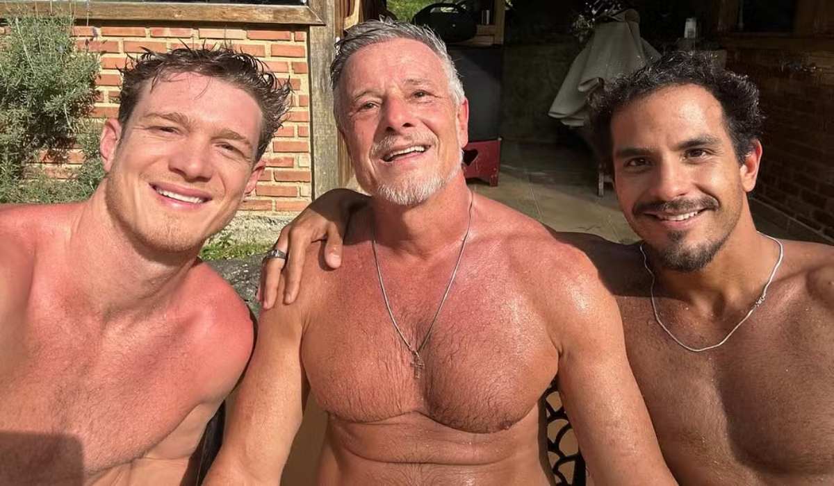 Pedro, Marcello e Diogo Novaes