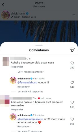 Post da Ana Hickmann