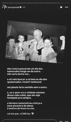 Post do Bruno Post do Bruno Previdi (Reprodução: Instagram)