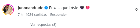 Post do Junno Andrade (Reprodução: Instagram)