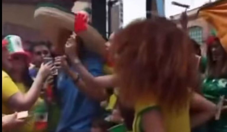 Repórter da Globo quebra protocolo na Copa do Mundo e diverte a web