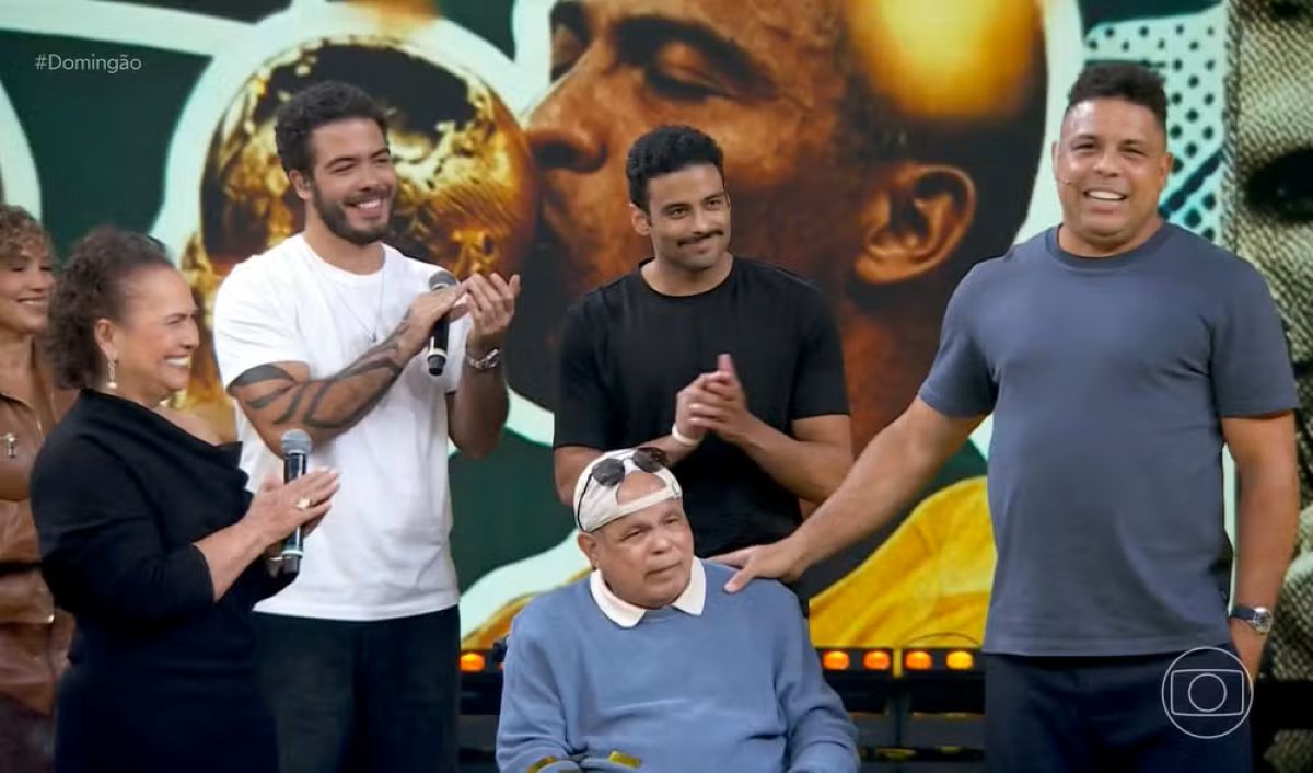 Ronaldo Fenômeno e família Ronaldo Fenômeno e família (Globo)