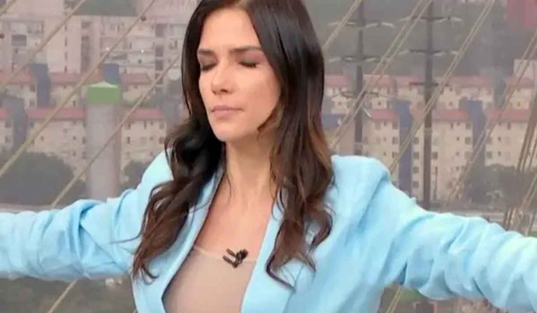 Sabina Simonato se ‘arrisca’ ao vivo na Globo: ‘Tá doendo tudo!’