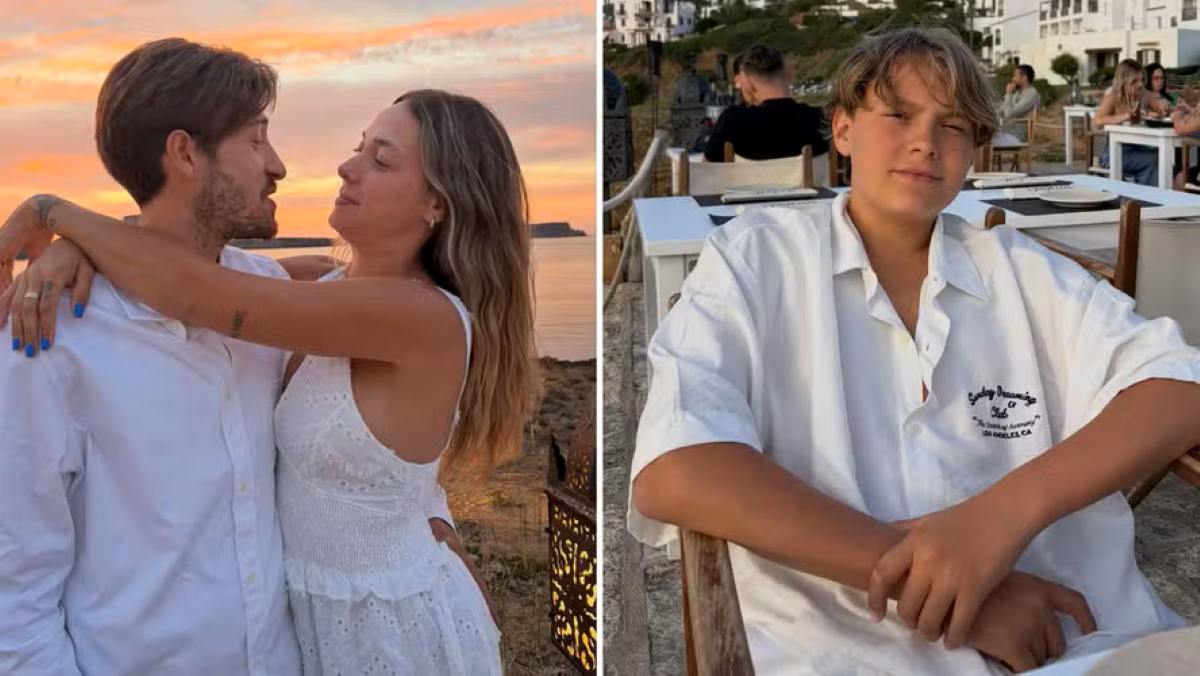 Carol Dantas comemora bodas ao lado de Davi Lucca, seu filho com Neymar Foto: Reprodução/ Instagram