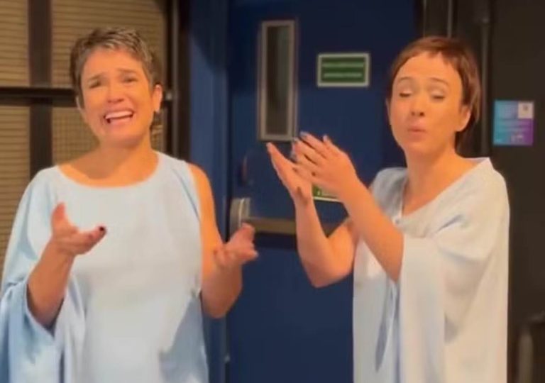 Sandra Annenberg reage à imitação de Tatá Werneck no Fantástico