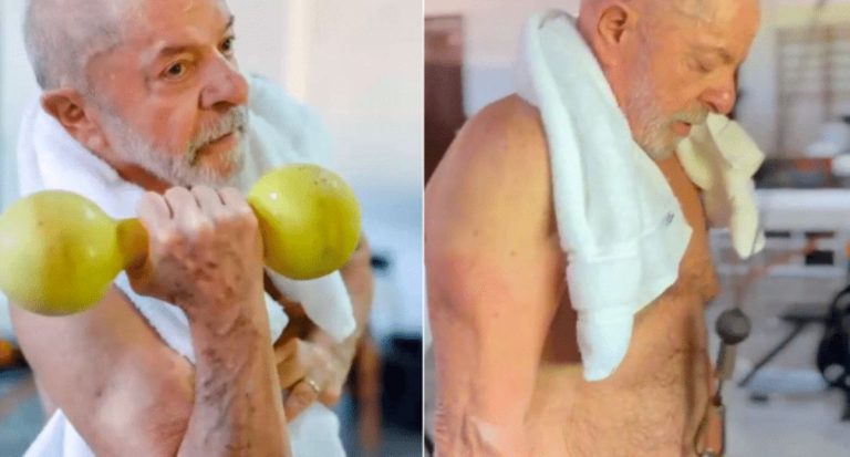 Lula só treina desse jeito: “No mais alto volume”