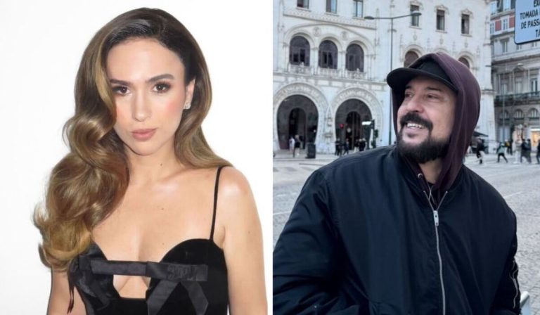 Tatá Werneck coloca Gabriel o Pensador em saia justa no palco da Xuxa e vídeo intriga