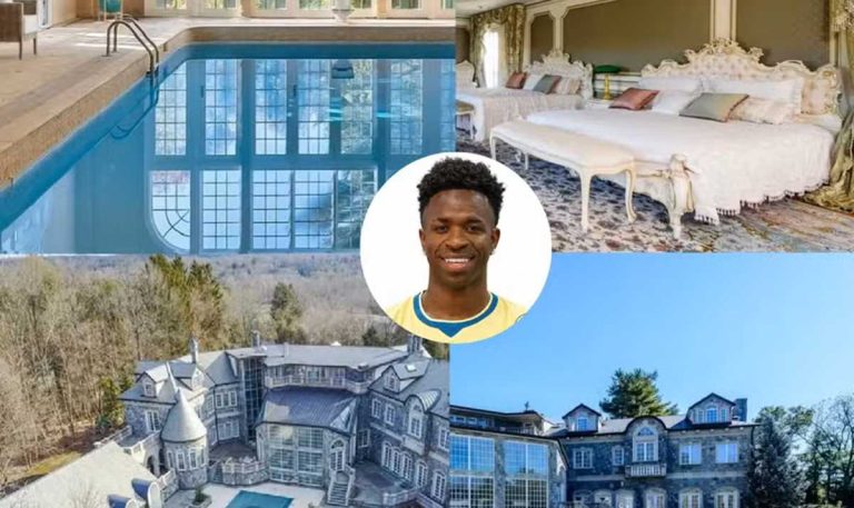 Vini Jr gasta R$ 75 mil por dia em castelo para abrigar família