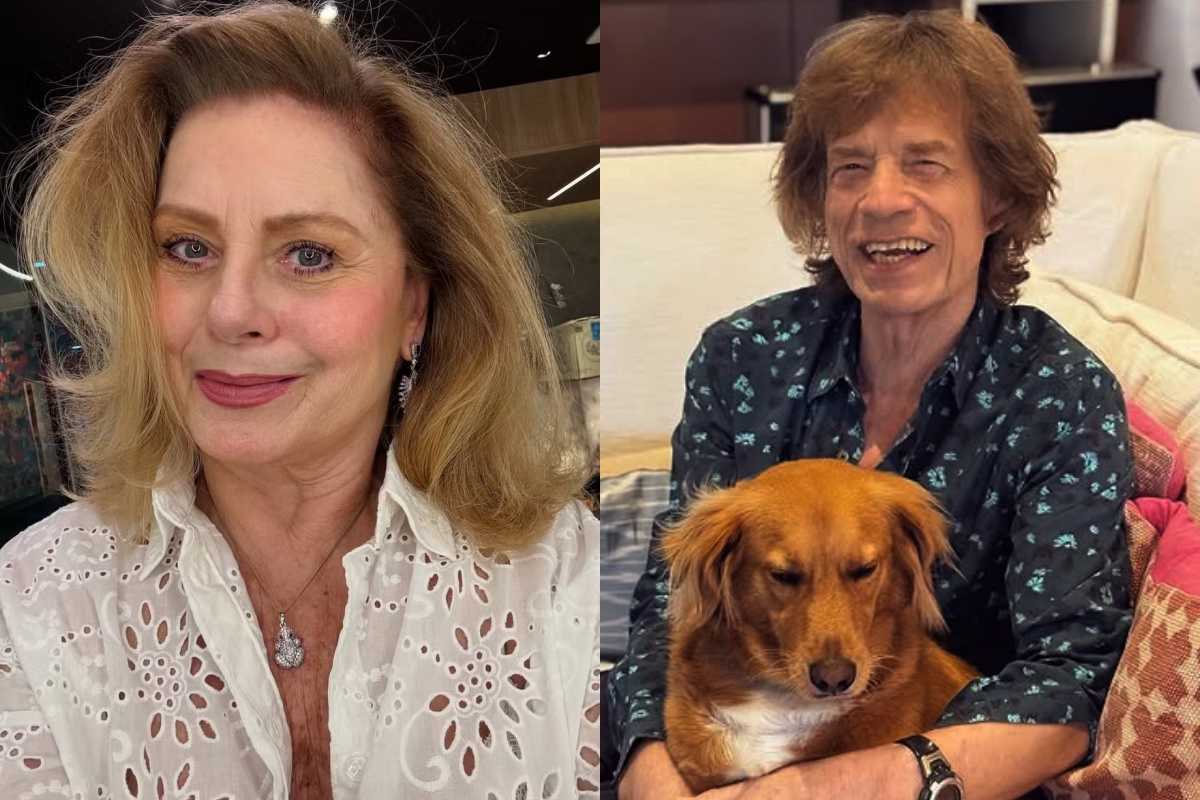 Vera Fischer e Mick Jagger