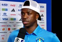 Atitude de Vini Jr com jogador da Noruega após jogo do Brasil encanta torcida
