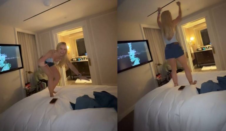 Virginia Fonseca curte festinha e se diverte em hotel de Nova York: “O hexa vem, amor”