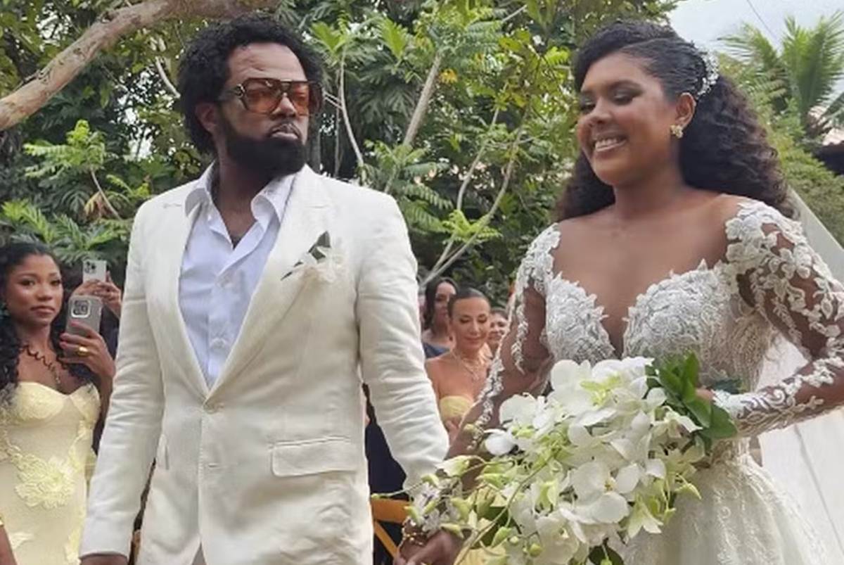 Xande de Pilares - casamento - Instagram