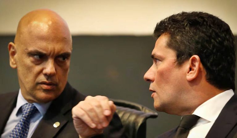 Sergio Moro diz que Moraes não segue lei e reprova atitudes contra Flávio e Jair Bolsonaro