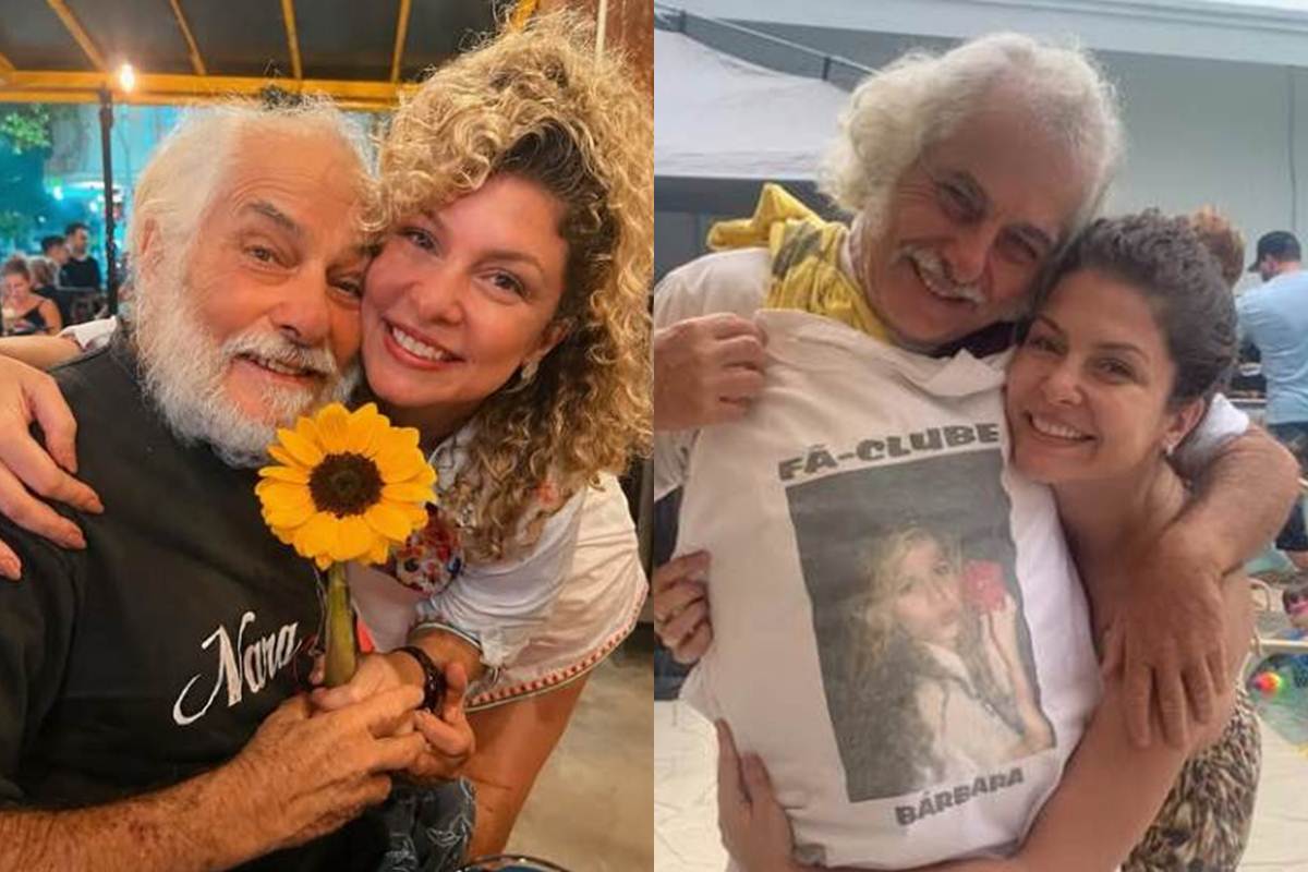 Barbara Borges e o pai - Instagram