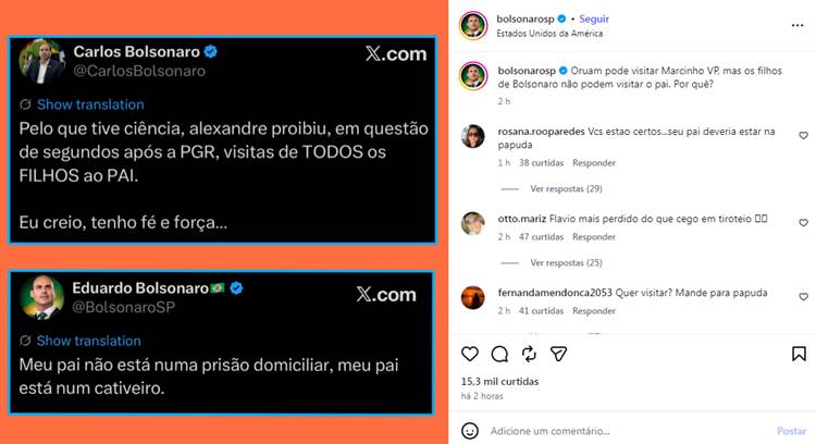 Bolsonaro filhos 1 - Instagram