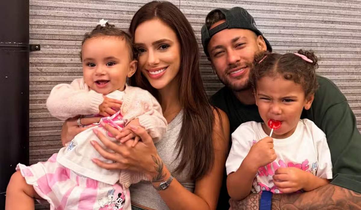 Bruna Biancardi, Neymar e filhas Bruna Biancardi, Neymar e filhas