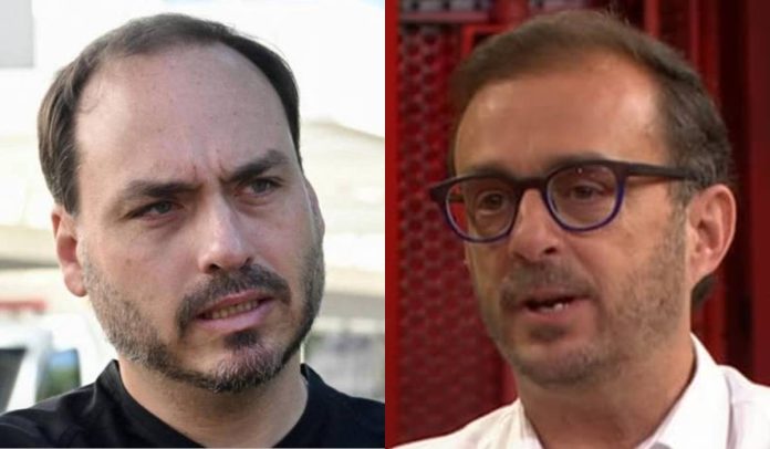 Carlos Bolsonaro e Octavio Guedes