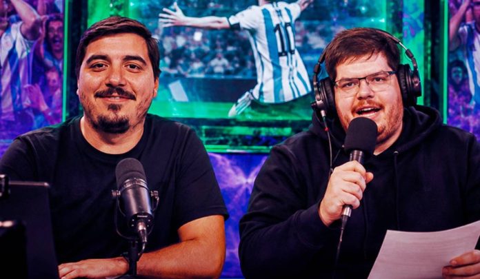 CazéTV Luisinho e Casimiro - Foto: Reprodução/CazéTV