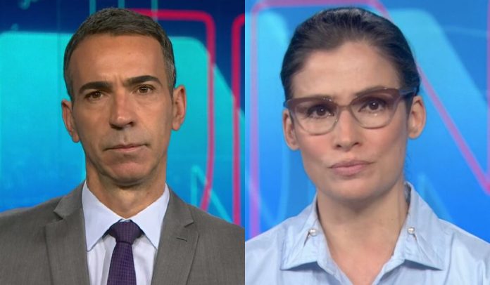 César Tralli e Renata Vasconcellos César Tralli e Renata Vasconcellos