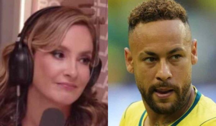 Claudia Leitte e Neymar Claudia Leitte e Neymar (Reprodução: Youtube/CBF)