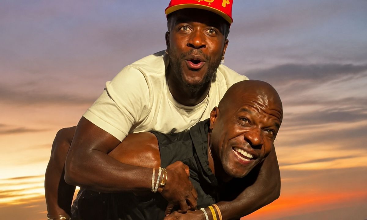 Vini Jr e Terry Crews (Foto: Reprodução) Vini Jr e Terry Crews (Foto: Reprodução)