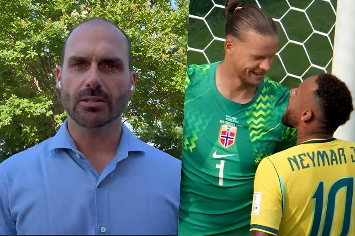 Eduardo Bolsonaro e Neymar Jr Eduardo Bolsonaro e Neymar Jr