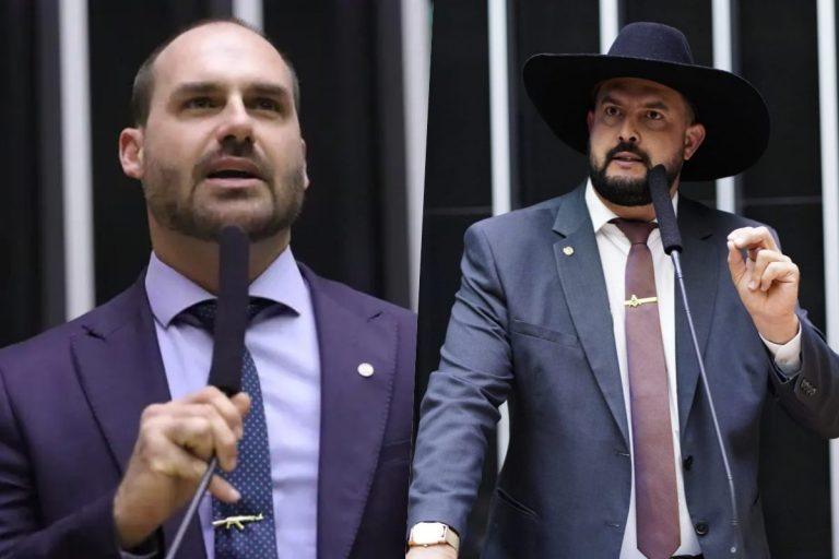 Zé Trovão critica Bolsonaro e Eduardo rebate: “Só fala merda”