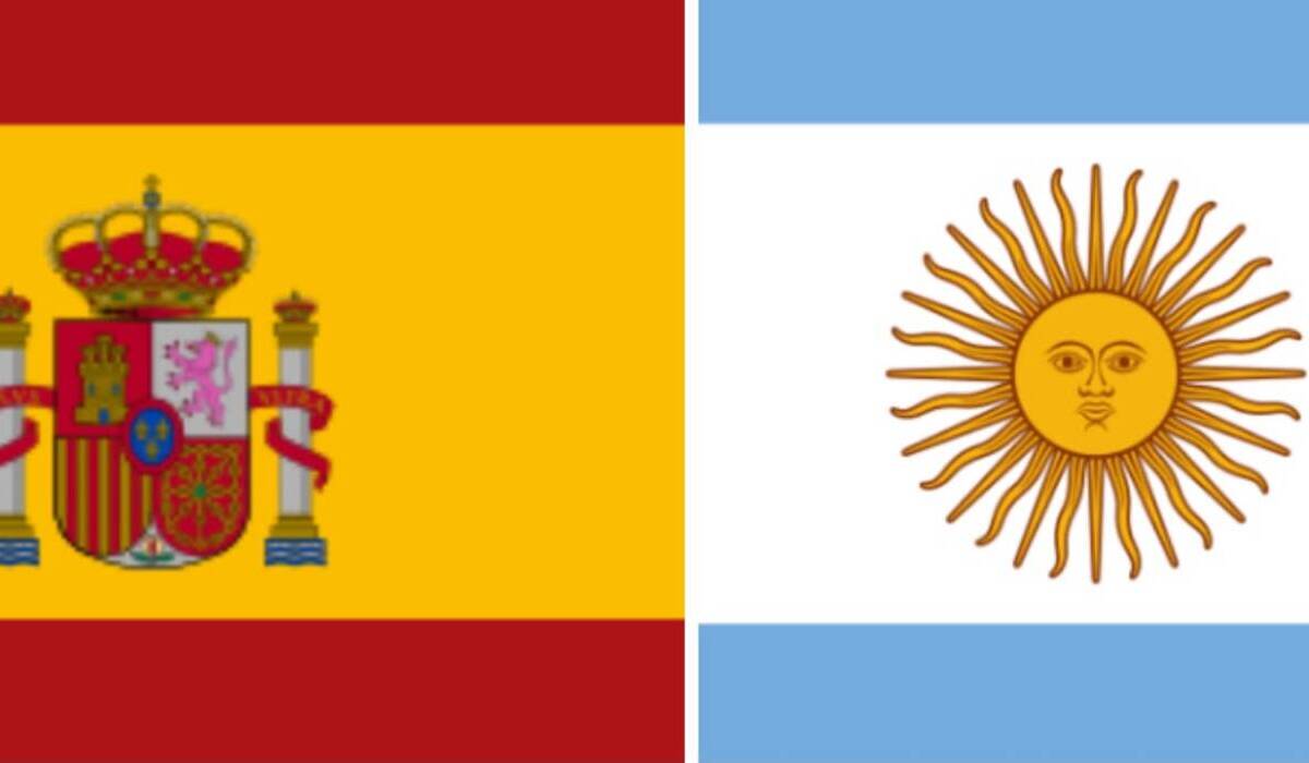 Espanha e Argentina (Fonte: Reprodução/Web) Espanha e Argentina (Fonte: Reprodução/Web)