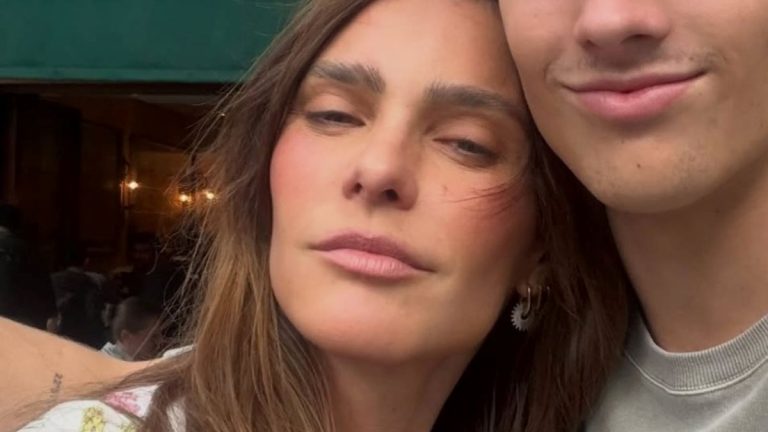 Fernanda Lima viaja com um dos gêmeos e tamanho impressiona: “Reparem”