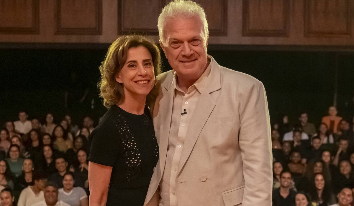 Fernanda Torres e Pedro Bial Fernanda Torres e Pedro Bial