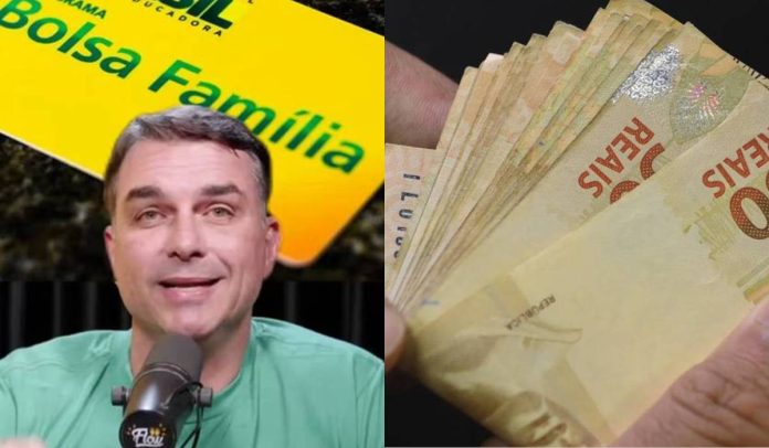 Flávio Bolsonaro Flávio Bolsonaro fala do Bolsa Família - Foto: Redes