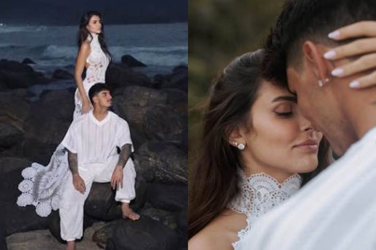 Gabriel Medina e Isabella Arantes se casam no litoral paulista