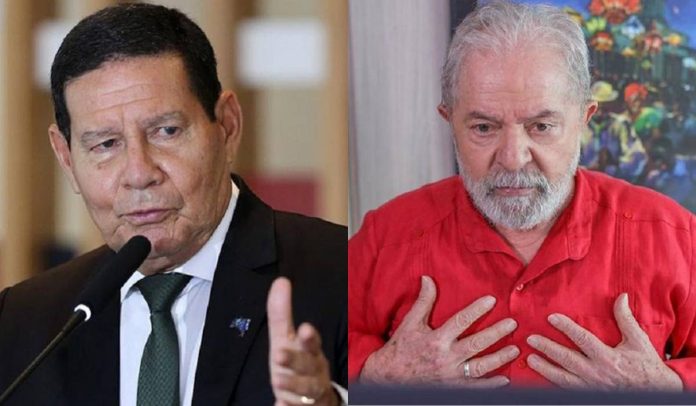 Hamilton Mourão e Lula Hamilton Mourão e Lula