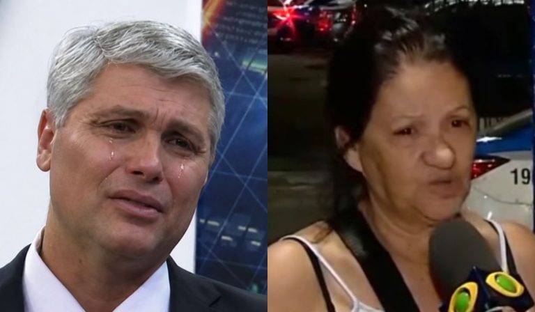 No Brasil Urgente, Joel Datena é surpreendido e fica aos prantos ao vivo