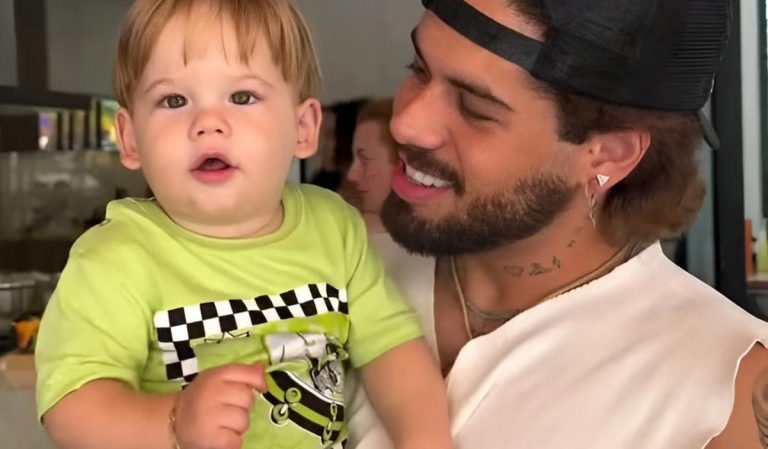 Zé Felipe é criticado após vídeo polêmico com filho de 1 ano