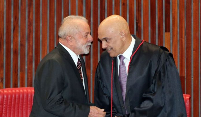 Lula e Alexandre de Moraes