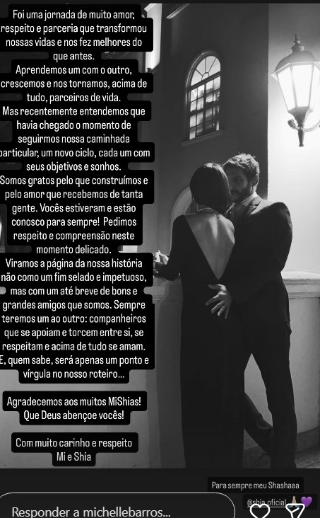 Michelle Barros e Shia