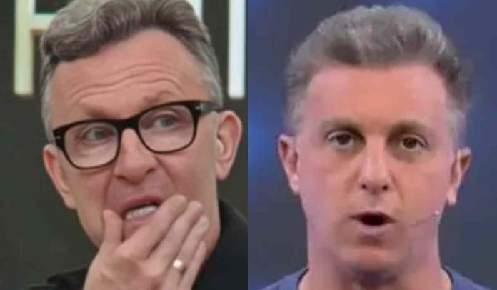 Neto e Luciano Huck Neto e Luciano Huck (Reprodução: Band/Globo)
